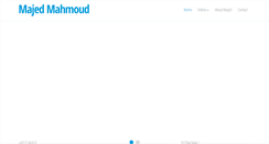 Desktop Screenshot of majedmahmoud.com