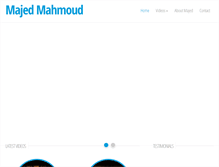 Tablet Screenshot of majedmahmoud.com